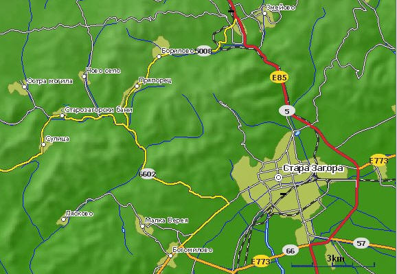Map of the Region