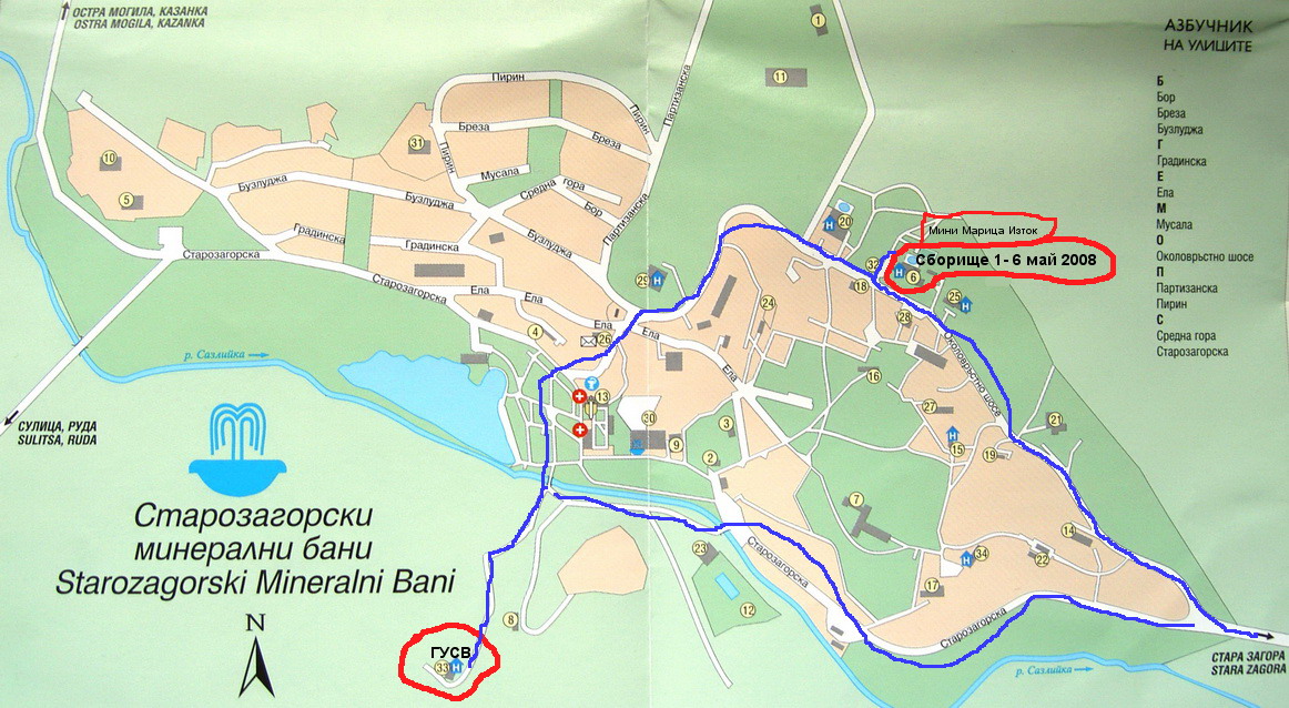 Map of the Region