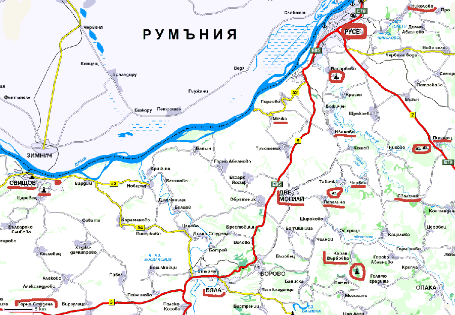 Map of the Region
